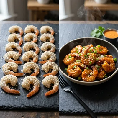 Bang Bang Shrimp in 30 Minutes - cooking process