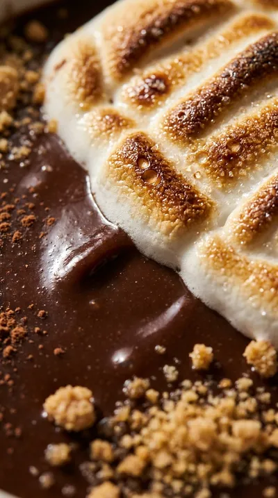 No Bake S'mores Pudding Cups - ingredients preparation