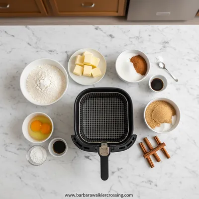 Air Fryer Churro Bites – Healthy & Crispy - cooking process