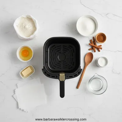 Air Fryer Churro Bites – Fluffy Sweet Treats - cooking process