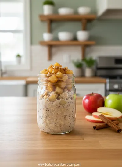 Apple Cinnamon Overnight Oats Recipe