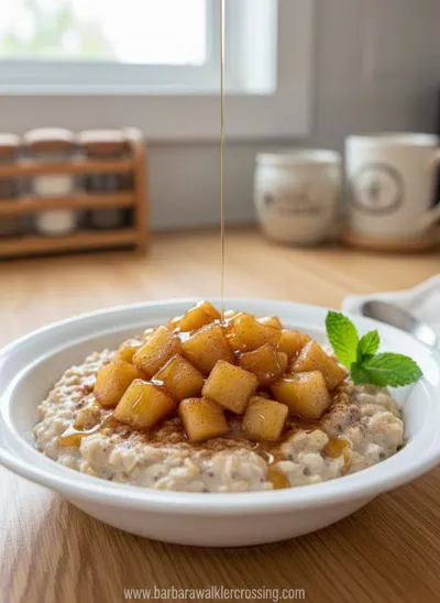 Apple Cinnamon Overnight Oats Recipe - ready to serve