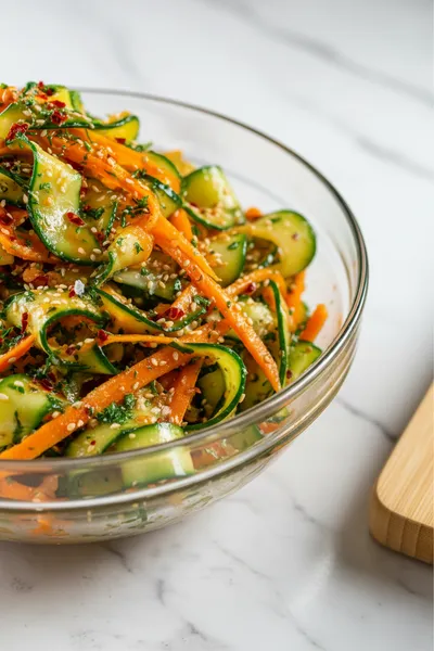 Asian Carrot Cucumber Salad – Quick 15‑Minute Fix