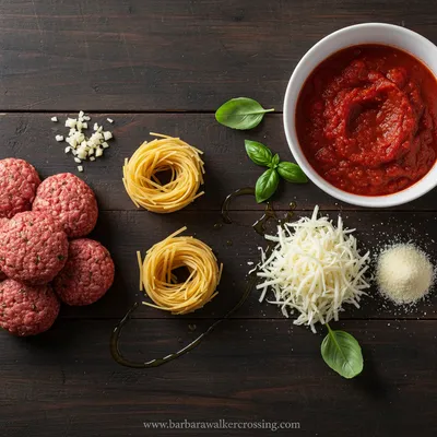 Baked Spaghetti and Meatballs Recipe - cooking process