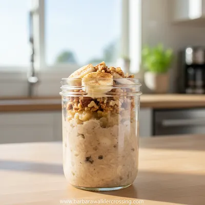 Banana Bread Overnight Oats