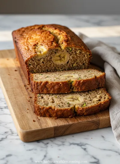 Healthy Banana Zucchini Bread Recipe
