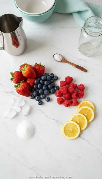Berry Blast Lemonade Recipe - cooking process