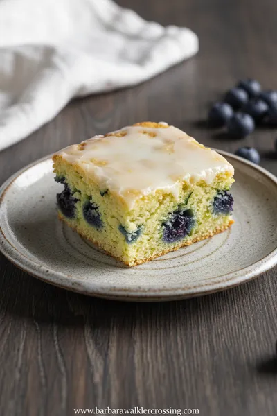 Blueberry Zucchini Squares