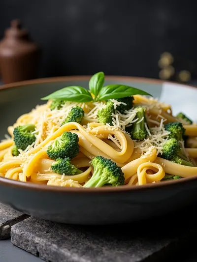 Broccoli Cheese Pasta – Easy Dinner Recipe - ready to serve