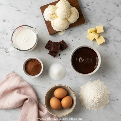 Brownie Ice Cream Cake Recipe - cooking process