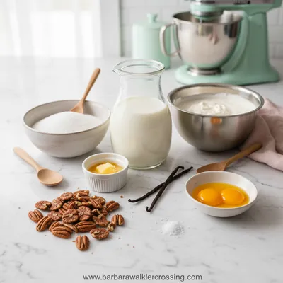 Butter Pecan Ice Cream Recipe - cooking process