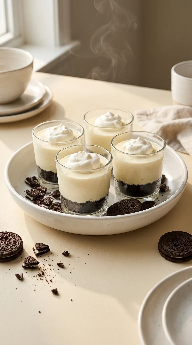 Oreo No-Bake Cheesecake Cups