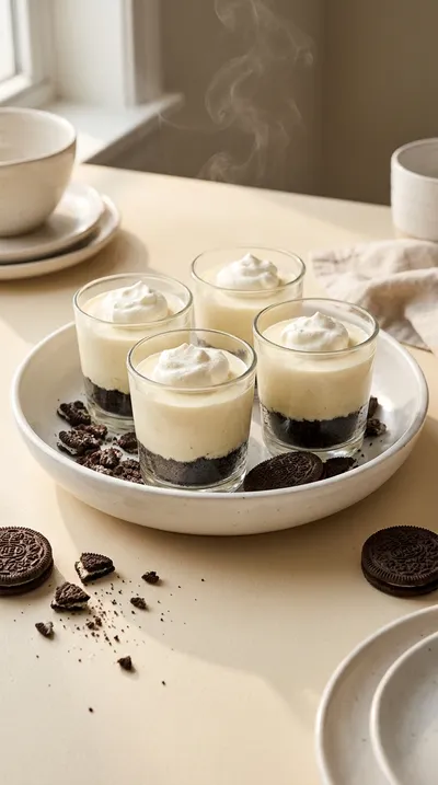 Oreo No-Bake Cheesecake Cups