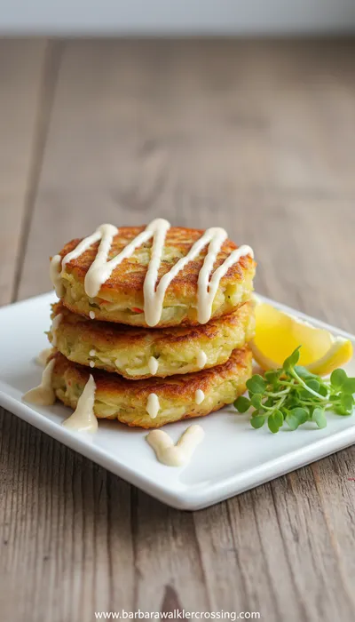 Crispy Cabbage and Egg Fritters Recipe - ready to serve