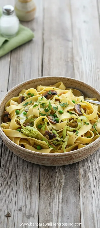 Cabbage And Noodles Hungarian Haluski Recipe - ready to serve