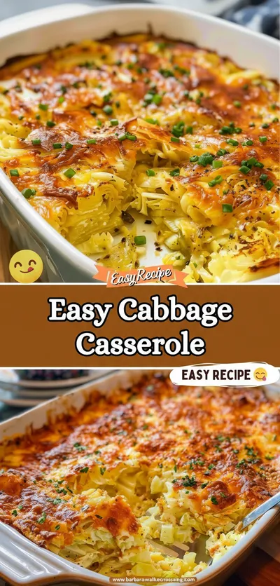 Easy Cabbage Casserole Recipe - cooking process