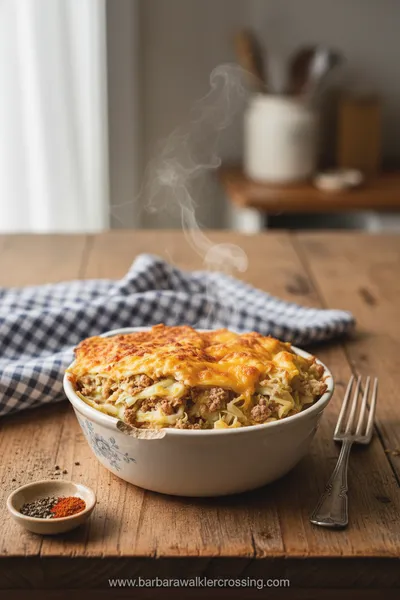 Brenda Gantt's Cabbage Casserole Recipe - ready to serve