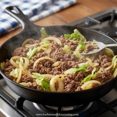 Paula Deen Cabbage Casserole Recipe - ingredients preparation