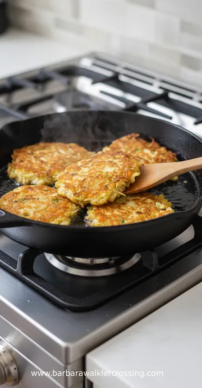 Cabbage Fritters Fried or Baked Recipe - ingredients preparation