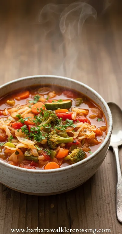 Cabbage Soup Recipe - Easy And Healthy Homemade Soup - ready to serve