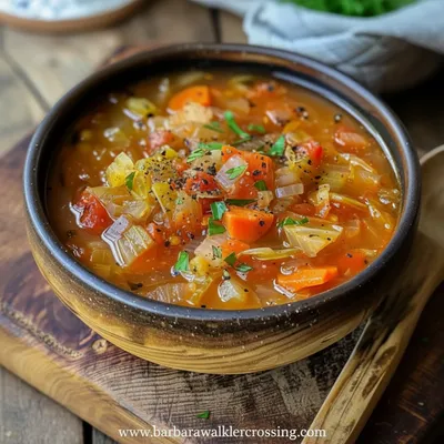 Cabbage Soup: A Light And Nourishing Delight - ready to serve