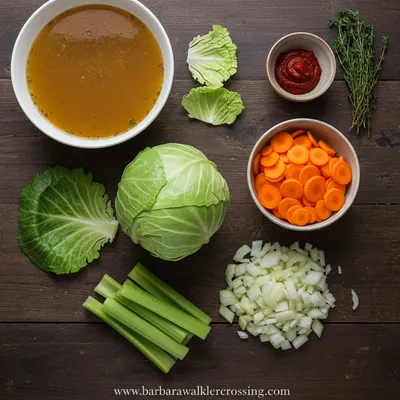 Easy Cabbage Soup Recipe - cooking process