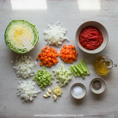 Cabbage Soup Recipe - Easy And Healthy Homemade Soup - cooking process