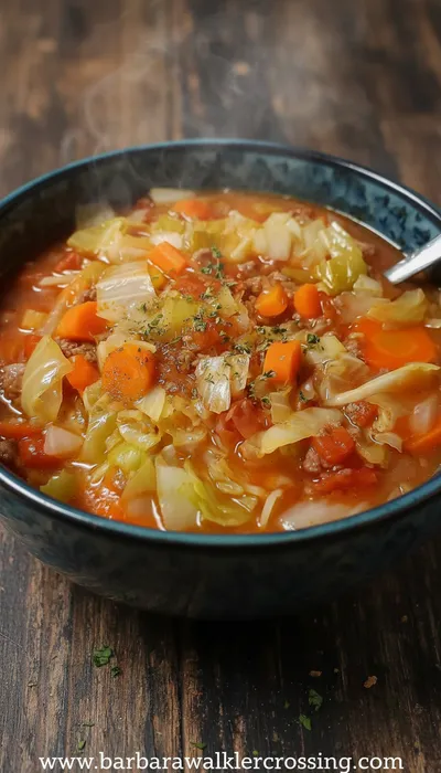Cabbage Soup Recipe - Hearty and Comforting - ready to serve