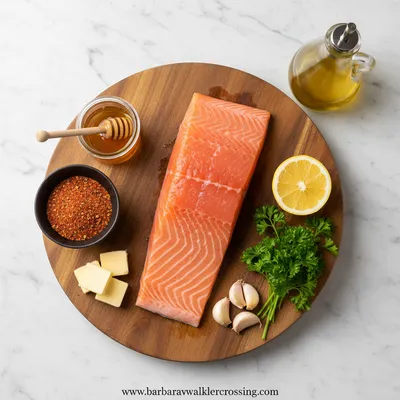 Cajun Honey Butter Salmon – Easy Recipe - cooking process
