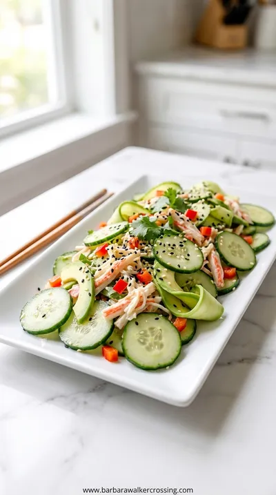 California Roll Cucumber Salad