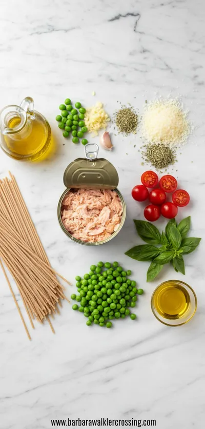 Canned Salmon Pasta - cooking process