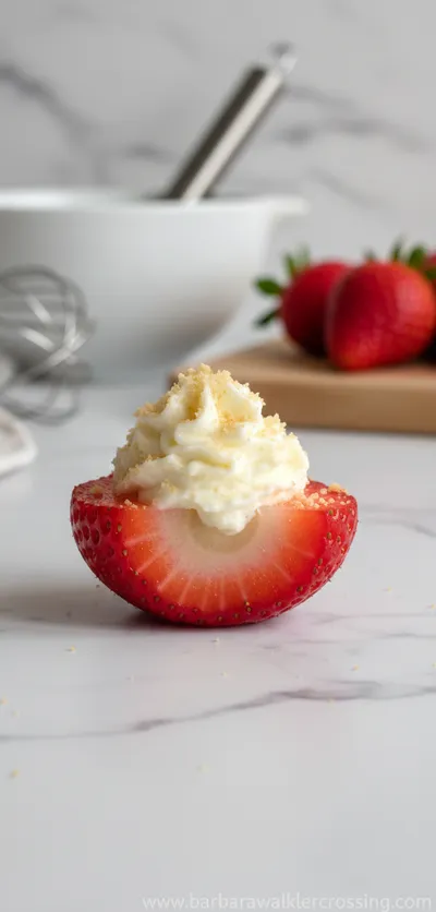 Cheesecake Stuffed Strawberries