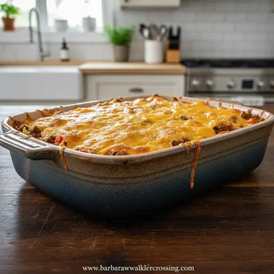Cheesy Cabbage Beef Casserole Recipe
