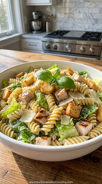 Chicken Caesar Pasta Salad