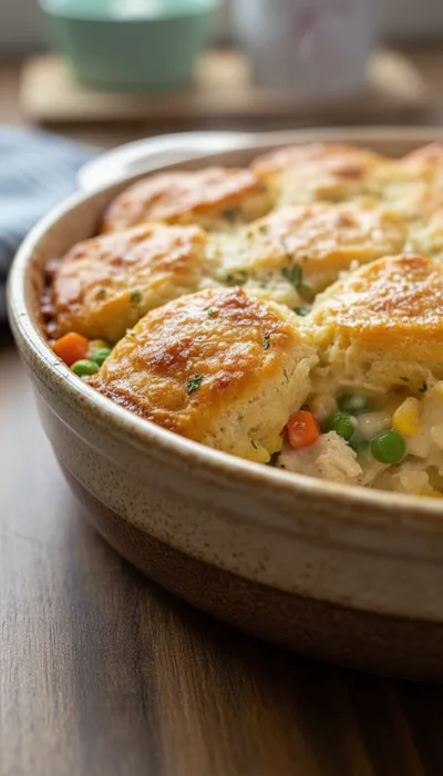 Chicken Cobbler Dinner Casserole