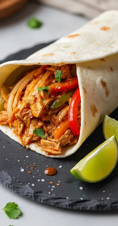 Easy Crockpot Chicken Fajitas