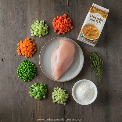 Chicken Potpie Soup Recipe - cooking process
