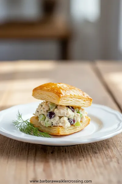 Healthy Chicken Salad Puffs Recipe - ready to serve