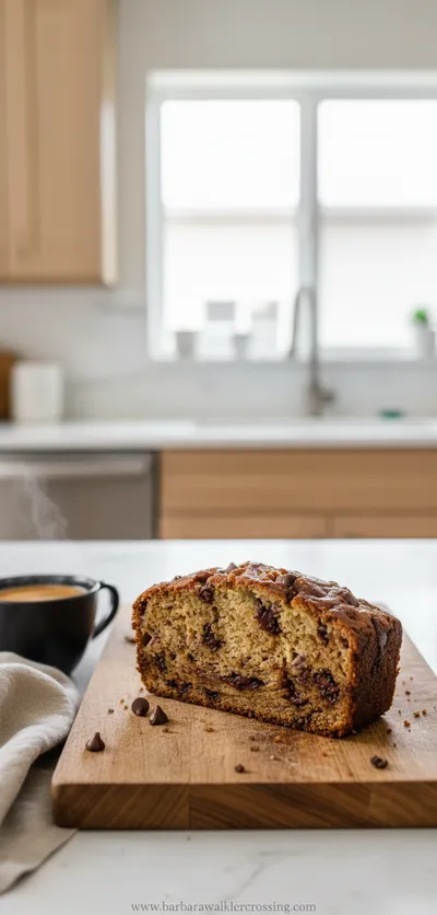 Chocolate Chip Banana Bread - Easy Recipe