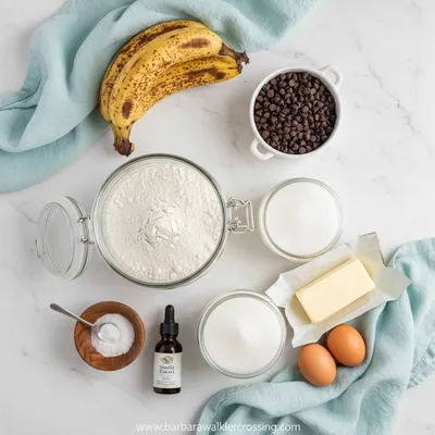 Moist Chocolate Chip Banana Bread - cooking process