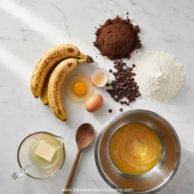 Chocolate Chip Banana Bread - Easy Recipe - cooking process