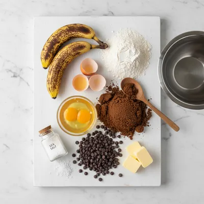 Chocolate Chip Banana Bread Recipe - cooking process