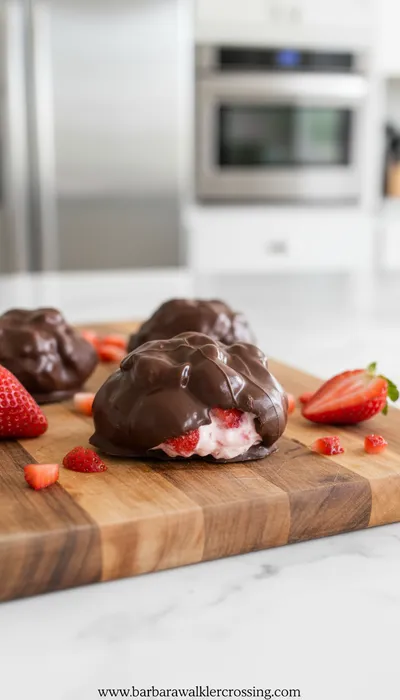 Chocolate Strawberry Yogurt Clusters