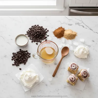 Cinnamon Roll Frappuccino - cooking process