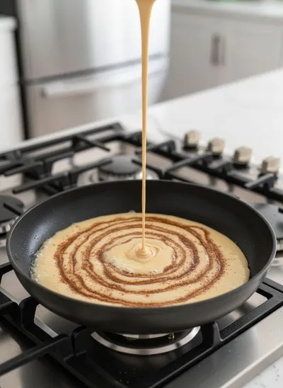 Cinnamon Roll Protein Crepes - ingredients preparation