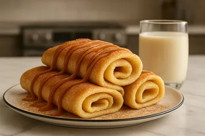 Cinnamon Roll Protein Crepes