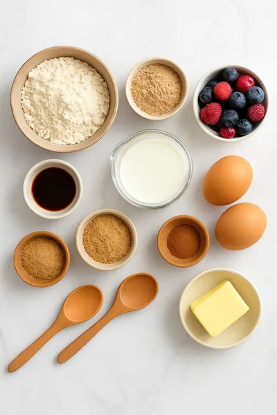 Cinnamon Roll Protein Crepes - cooking process