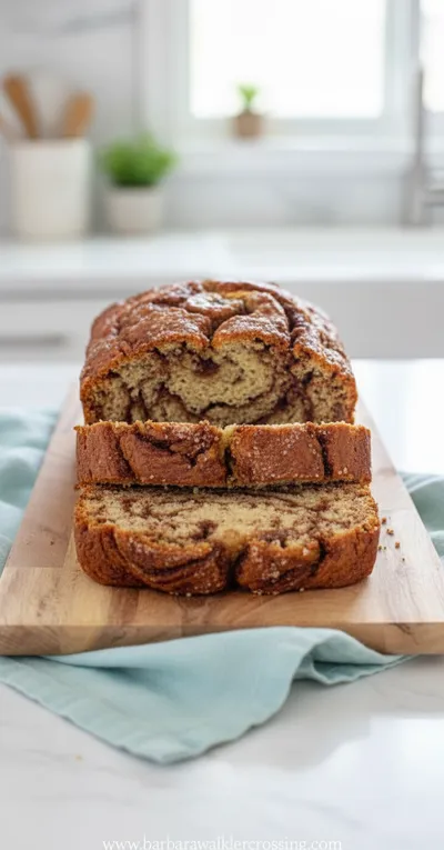 Cinnamon Swirled Banana Bread Recipe