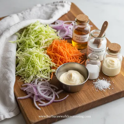 Easy Homemade Coleslaw Recipe - cooking process