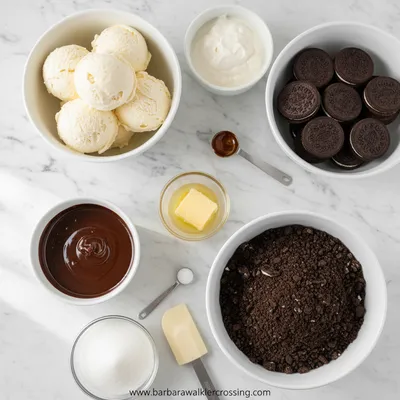 Cookies and Cream Ice Cream Cake - cooking process